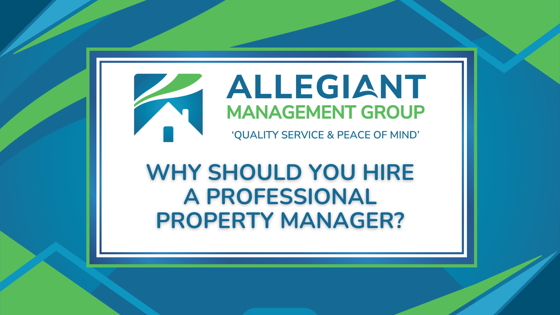 Why Should You Hire a Professional Property Manager?